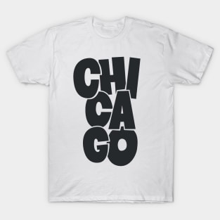 Handsketched Blockletters Chicago Design T-Shirt